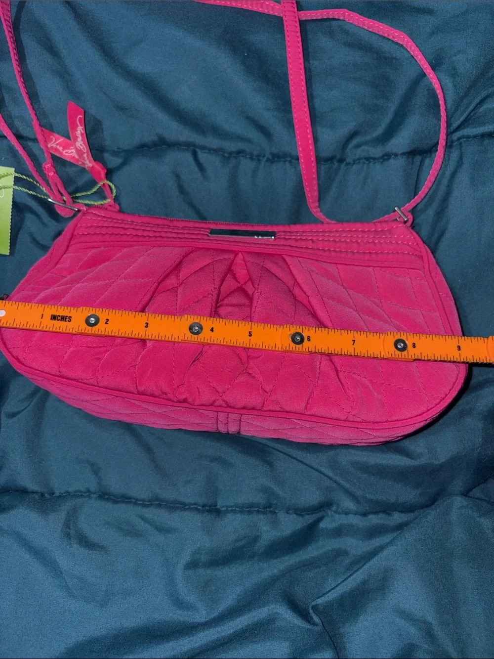 Vera Bradley Bright Pink Quilted Crossbody Wristlet